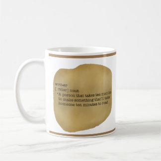Schriftsteller-Definition Kaffeetasse