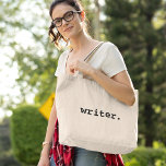 Schriftsteller Jumbo Stoffbeutel<br><div class="desc">Writer wiederverwendbare große Tote Bag</div>