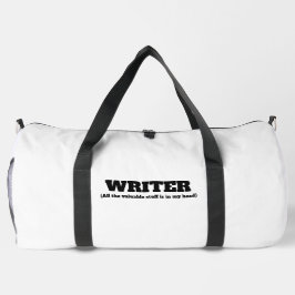 Schriftsteller Lustig Alles Wertvolle ist in meine Duffle Bag