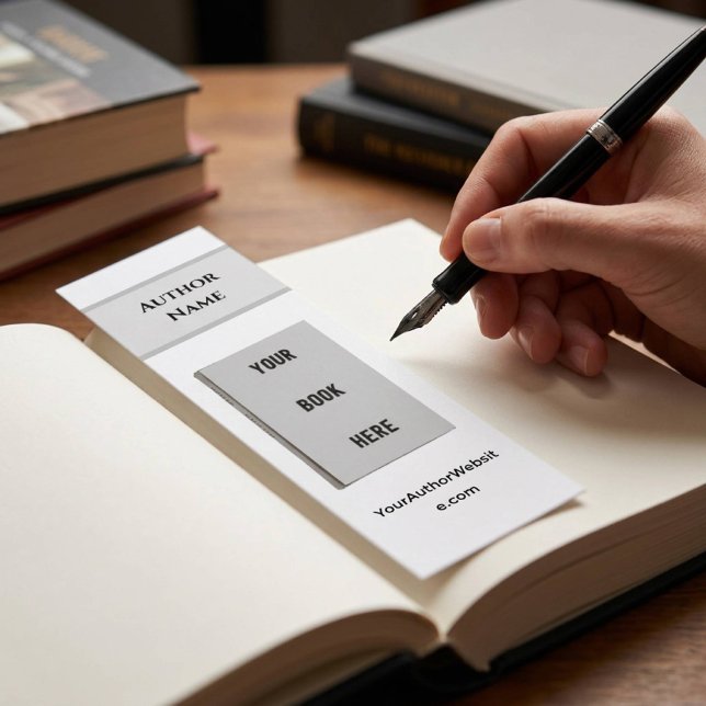 Schriftsteller oder Autor Mini-Lesezeichen für Pro Mini Visitenkarte (Von Creator hochgeladen)