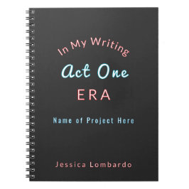 Schriftsteller Personalisiert Notizblock