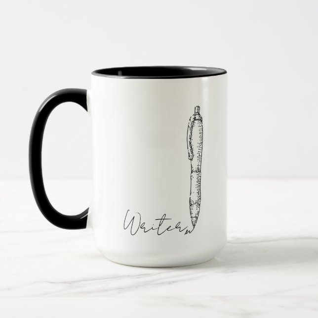 Schriftsteller-Tasse Tasse (Links)