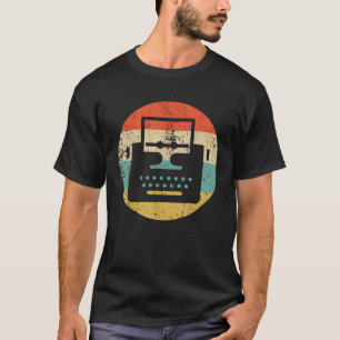 Schriftsteller Vintage Retro Schreibmaschine T-Shirt