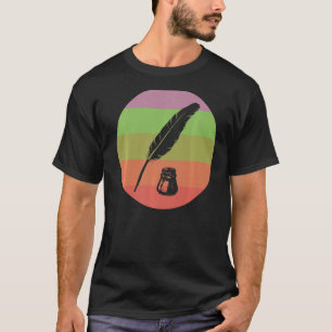 Schriftsteller Vintage-Schreibmaschine Notizen Aut T-Shirt