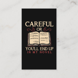 Schriftsteller Witty Storyteller Visitenkarte