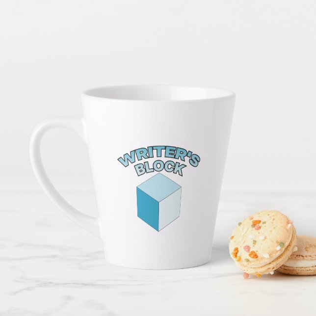 Schriftstellerblock Milchtasse (Beispiel)
