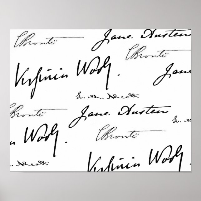 Schriftstellerinnen Poster (Vorne)