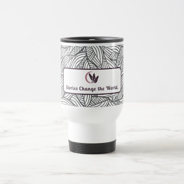 Schriftstellerumarmung Reisebecher (Mittel)