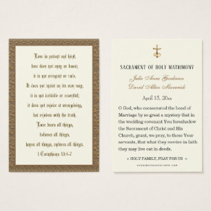 Schriftvers christliche Hochzeit Gebetskarte