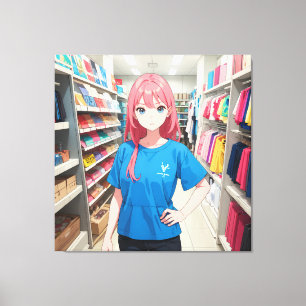 Schriftzeichen Canvas Print Leinwanddruck