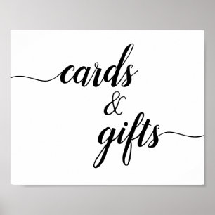 Schriftzeichen Hochzeitskarten & Geschenkzeichen Poster