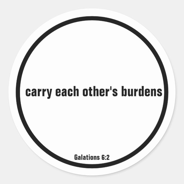 Schriftzeichen Runder Aufkleber (Vorderseite)