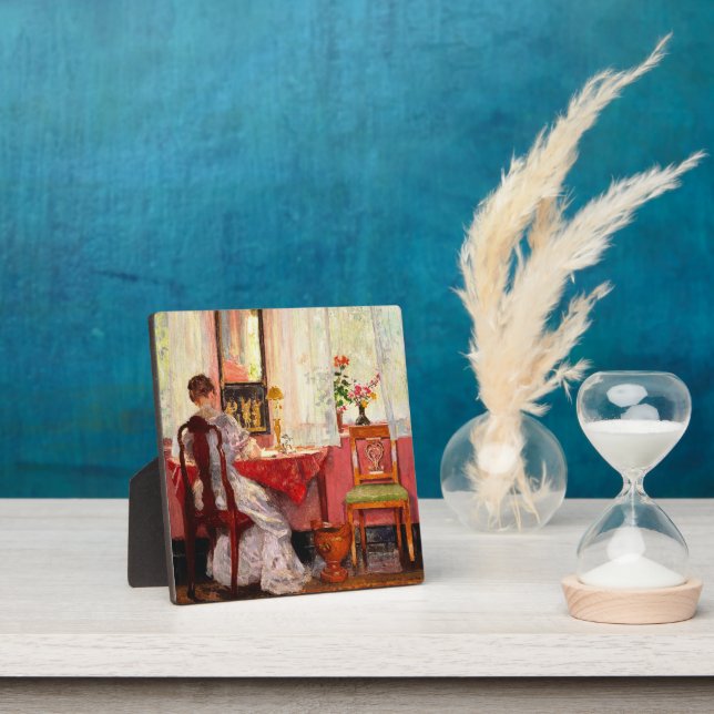 Schriftzug von Gari Melchers, Fotoplatte (InSitu)