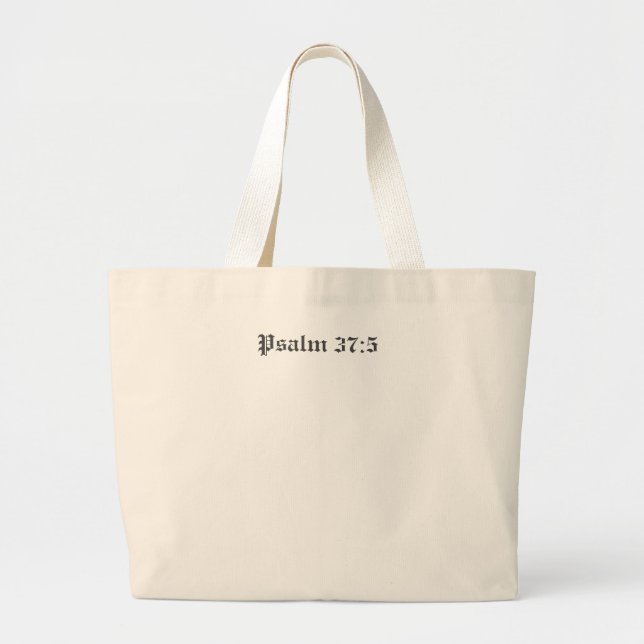 Schriftzüge Jumbo Stoffbeutel (Vorne)