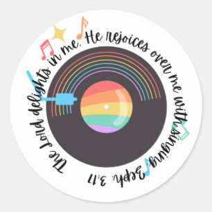 Schriftzüge Runder Aufkleber