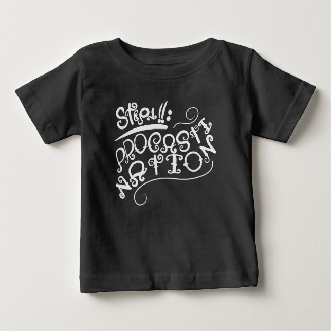 Schritt 1: Aufschieben Baby T-shirt (Vorderseite)