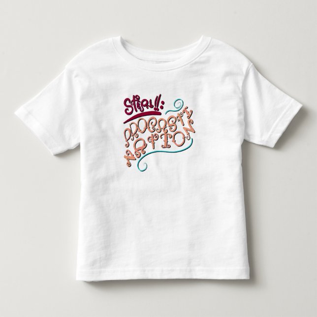 Schritt 1: Aufschieben Kleinkind T-shirt (Vorderseite)