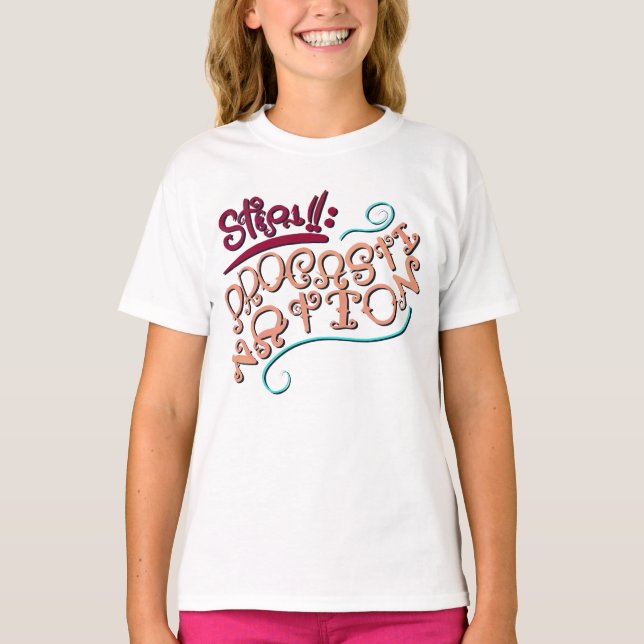 Schritt 1: Aufschieben T-Shirt (Vorderseite)