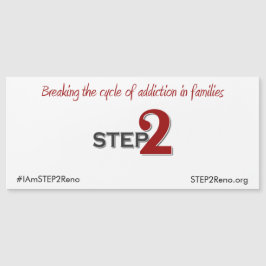 SCHRITT 2 Magnetischer Autoaufkleber Magnetkarte