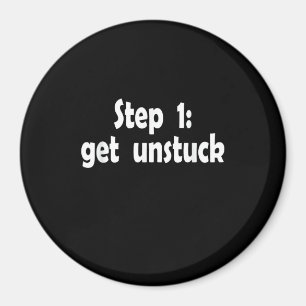 Schritt aus der Sackgasse Inspiration Schiff festg Magnet