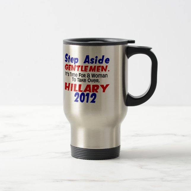 Schritt-beiseite Herren HILLARY CLINTON Reisebecher (Rechts)