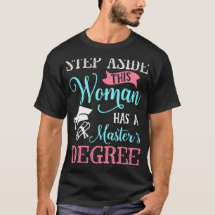 Schritt für Schritt hat diese Frau einen Master-Ab T-Shirt