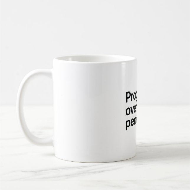 Schritt für Schritt vorwärts Kaffeetasse (Links)
