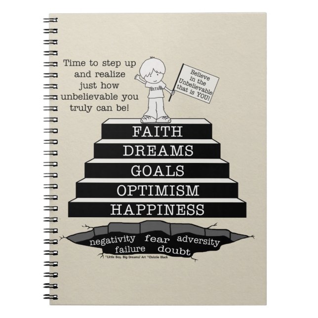 Schritt Notizblock (Vorderseite)