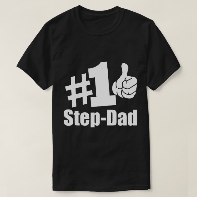 Schritt-Vater #1 T-Shirt (Design vorne)