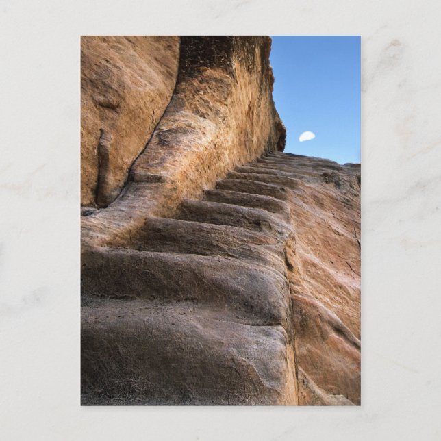 Schritte auf dem Mond Postkarte (Vorderseite)