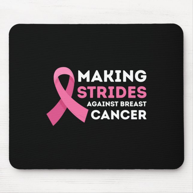 Schritte gegen die Brustkrebsbewusstsein der Frau Mousepad (Vorne)