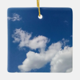 Schritte im Himmel Keramikornament