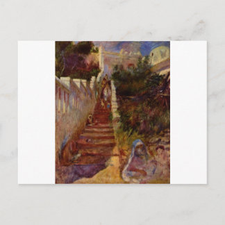 Schritte in Algier von Pierre-Auguste Renoir Postkarte