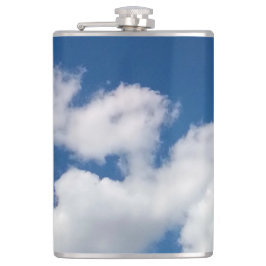 Schritte in den Wolken Flachmann