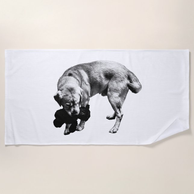 Schritte mit dem Ziel Strandtuch (Vorderseite)