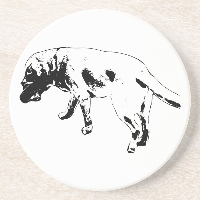 Schritte und Geschichten Getränkeuntersetzer (Vorne)