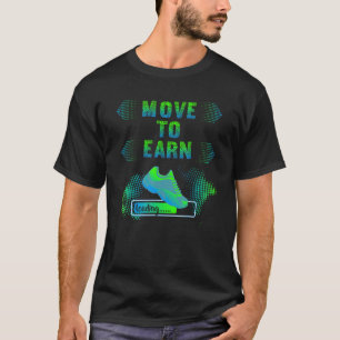 Schritte Zählen gesunde Kryptos verdiente Gamer T-Shirt
