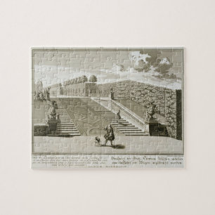 Schritte zur Gartenterrasse, Belvedere-Palast, Puzzle