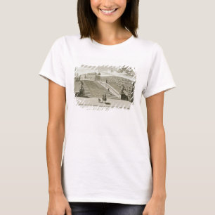Schritte zur Gartenterrasse, Belvedere-Palast, Wie T-Shirt