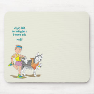 Schrittmacher-Läufer-Mausunterlage Mousepad