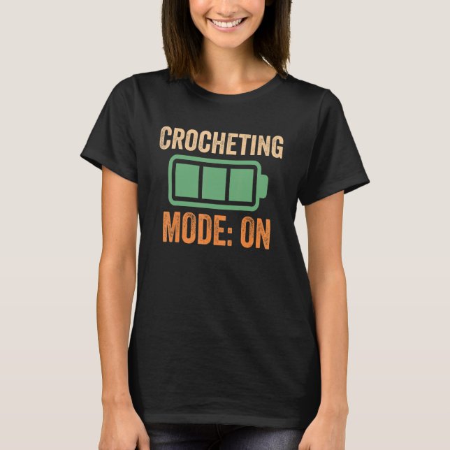 Schrittmodus bei Akkudesign T-Shirt (Vorderseite)