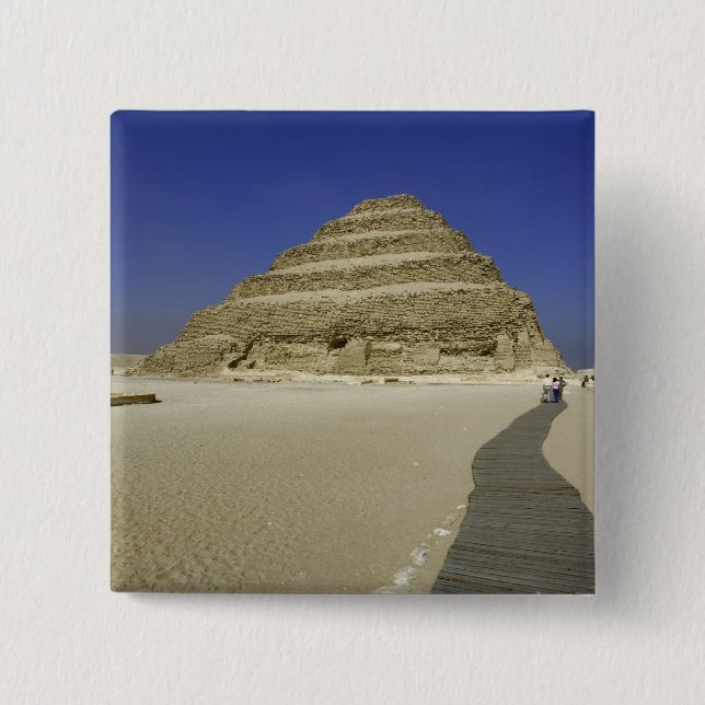 Schrittpyramide in Saqqara, eine der frühesten Button (Vorderseite)