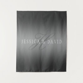 Schrittweise Veränderung der Gradient Graue belieb Wandteppich