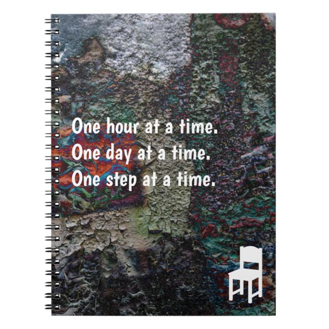 Schrittweise Zeitschrift Notizblock (Vorderseite)