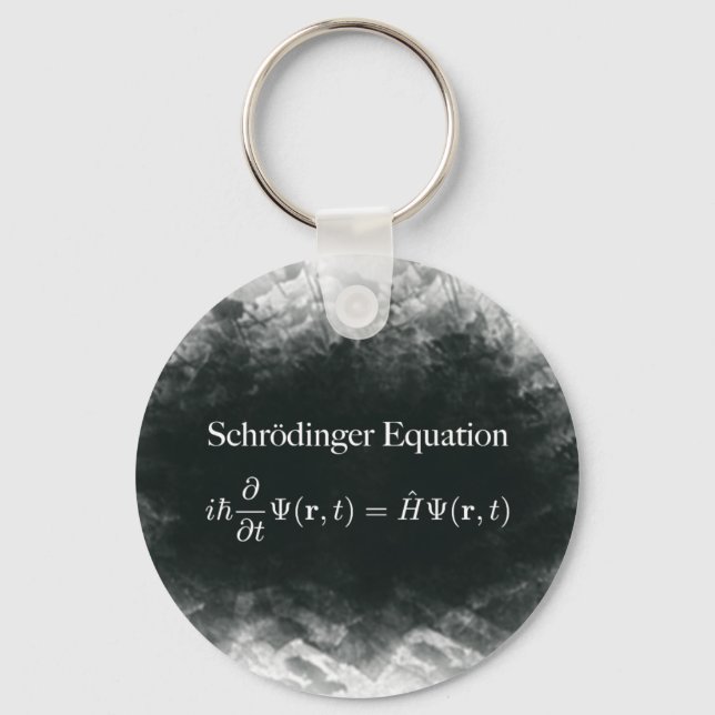Schrödinger Equation Math & Quantum Physics Schlüsselanhänger (Vorderseite)