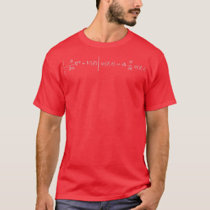 Schrodinger Equation White T-Shirt
