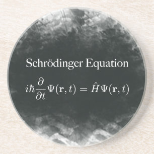 Schrödinger Gleichungs-Mathe u. Quantums-Physik Untersetzer