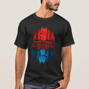 Schrödinger-Katze Dinge Nerd Geek Grafik T-Shirt