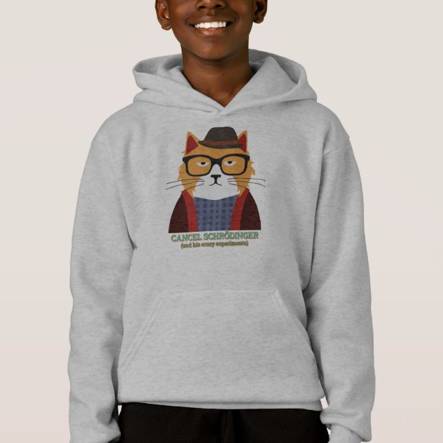 Schrodinger-Katze Hoodie (Vorderseite)