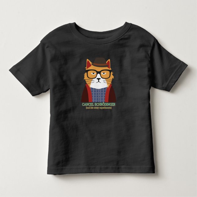 Schrodinger-Katze Kleinkind T-shirt (Vorderseite)